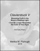 Clavierstuck V piano sheet music cover
